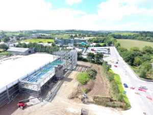 Aerial view of Clonakilty Black Pudding construction